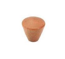 BOUTON CONE - D 30MM - HETRE NATUREL VERNI