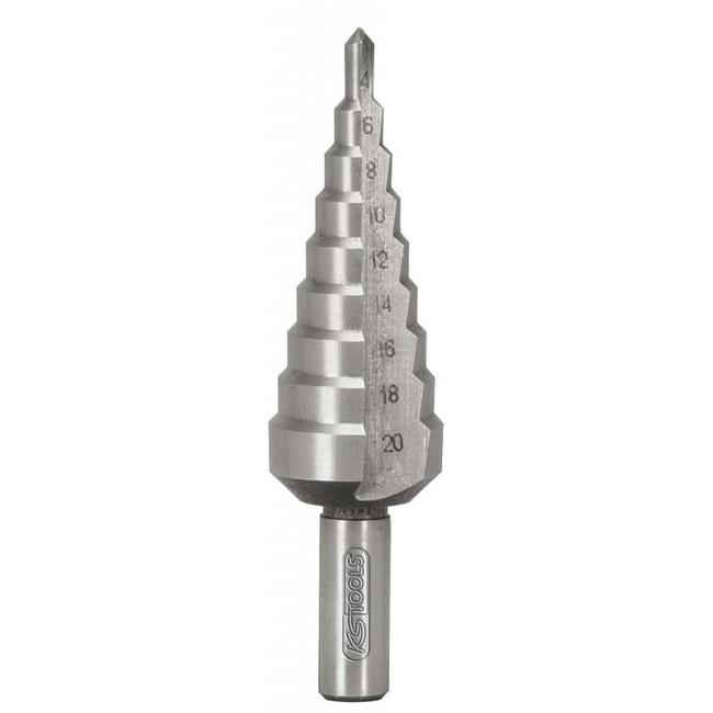 Forêt étagé Spiral HSS, Triangle Conique Titane Foret Fraise Pour Acier Fin Alesage Perage 10 45mm 91627312