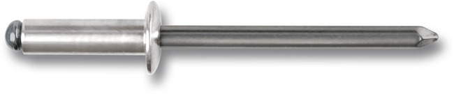 Rivet standard tete ronde - aluminium / acier - Quincaillerie