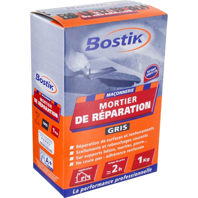 Mortier Rapide Bostik – 1,5 Kg, Pour Sols Et Murs, Intérieur Comme Extérieur !
