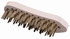 Brosse metallique fil rond - sans manche - 5 rangs