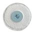 Brosse sisal circulaire en coton sur tige-100mm