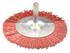 Brosse circulaire avec tige nylon abrasif pour ponceuse