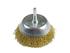 Brosse coupee fil torsade avec tige pour ponceuse