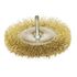 Brosse sur tige - laiton - lot 3 pieces