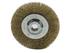 Brosse circulaire acier laitonne pour meuleuse et touret