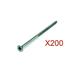 Vba rocket tete fraisee pozi - inox a2