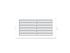 Grille ventilation rectangulaire avec moustiquaire a visser - plastique 