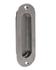 Poignée cuvette ovale - 120x41mm - inox 