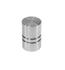 Bouton cylindrique a rainures - d 14mm - inox 