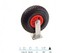 Roue gonflable sur platine - d 260mm -130kg max 