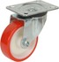 Roulette industrielle - polyurethane rouge - serie m810