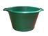 Bassine plastique ovale ou ronde - verte