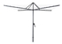 Sechoir parapluie m38 3.2m gris - 38m 