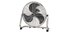 Ventilateur turbine de table 30cm - chrome 