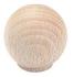 Bouton boule - d 30mm - hetre bois brut ponce